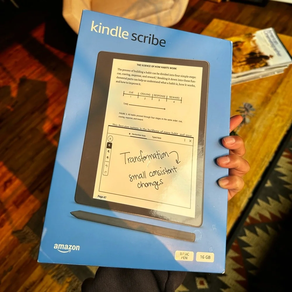 Brand new! Unopened box kindle scribble! 16GB with basic pen